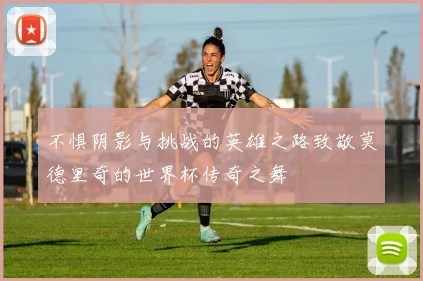 不惧阴影与挑战的英雄之路致敬莫德里奇的世界杯传奇之舞